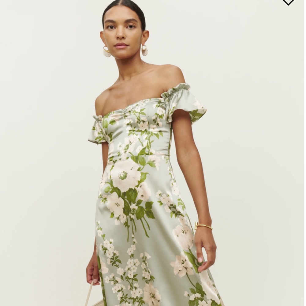 Reformation Sianna Silk Dress